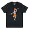 Charcoal Pickleball Skeleton Adult Crew Neck T-Shirt by Celebrate It™